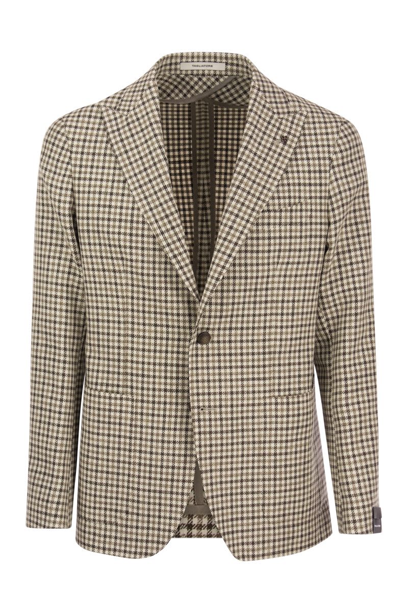 Jacket with checked pattern - VOGUERINI