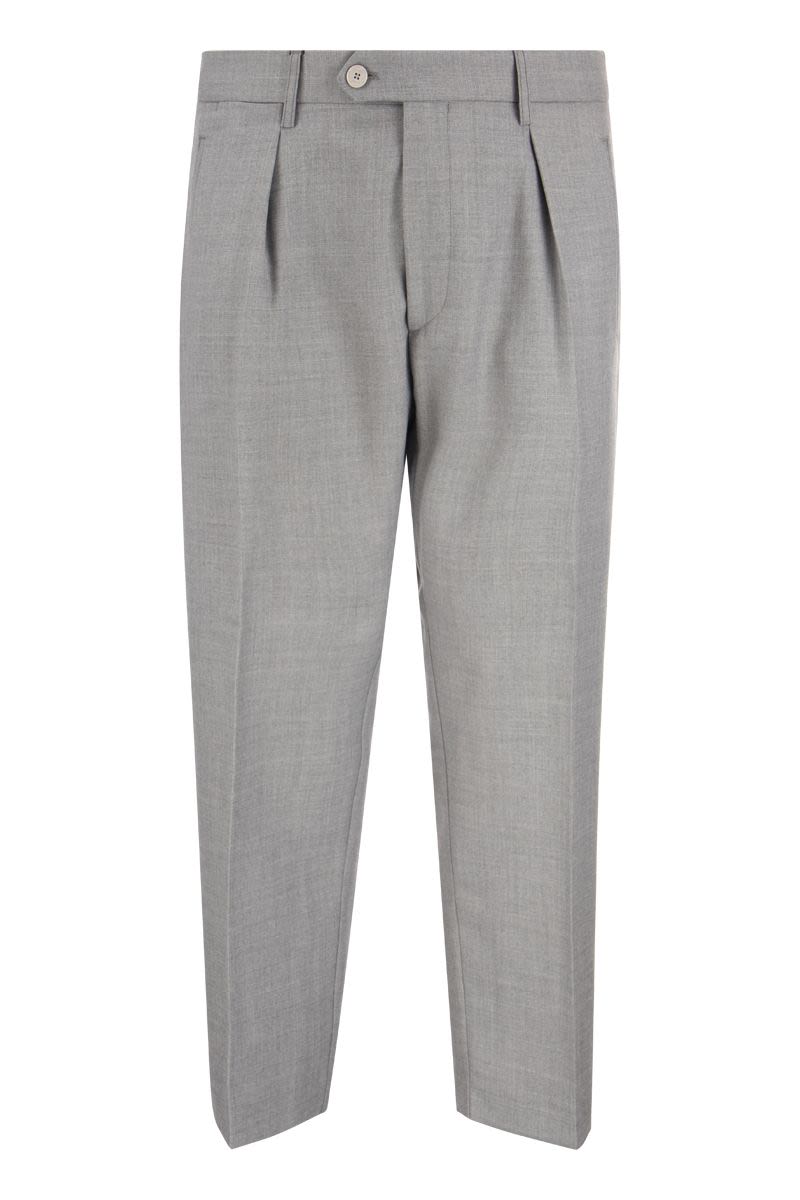 Fresh Wool tailored trousers - VOGUERINI