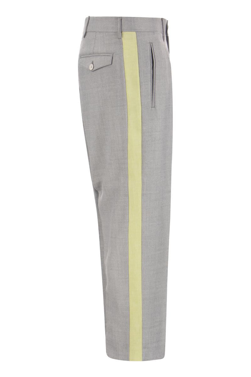 Fresh Wool tailored trousers - VOGUERINI