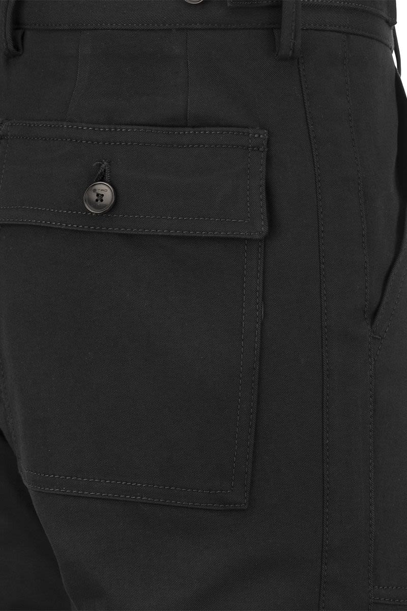 Patch Pocket Trousers - VOGUERINI