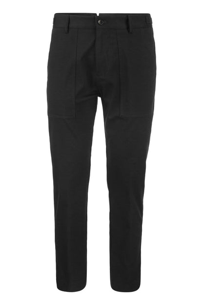 Patch Pocket Trousers - VOGUERINI