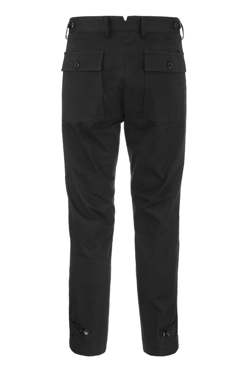 Patch Pocket Trousers - VOGUERINI