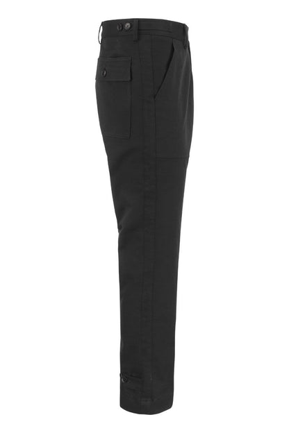 Patch Pocket Trousers - VOGUERINI