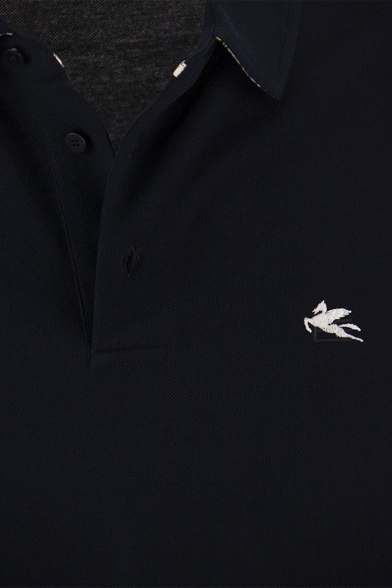 Piqué polo shirt with Pegasus - VOGUERINI