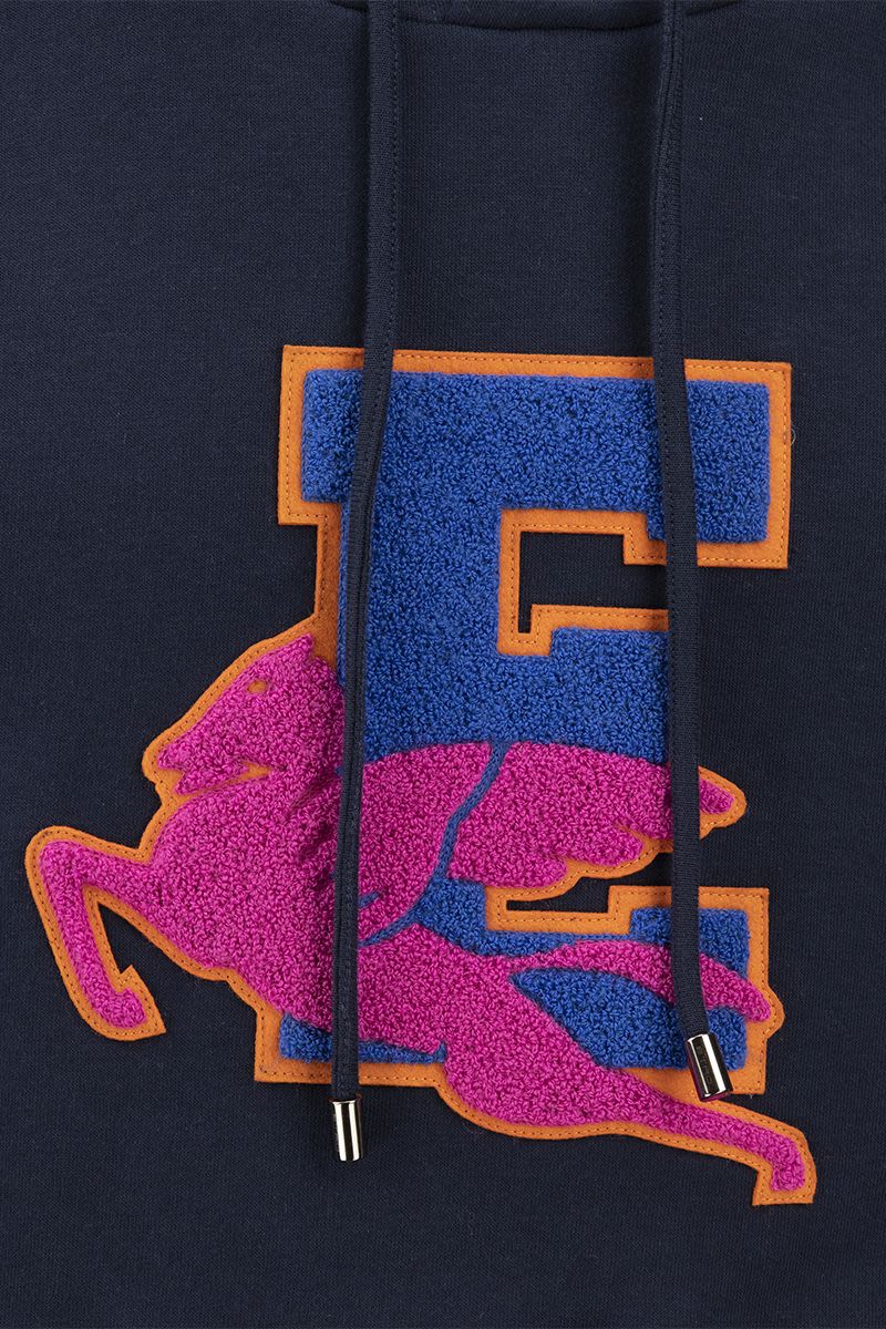 Jersey Sweatshirt with embroidery - VOGUERINI