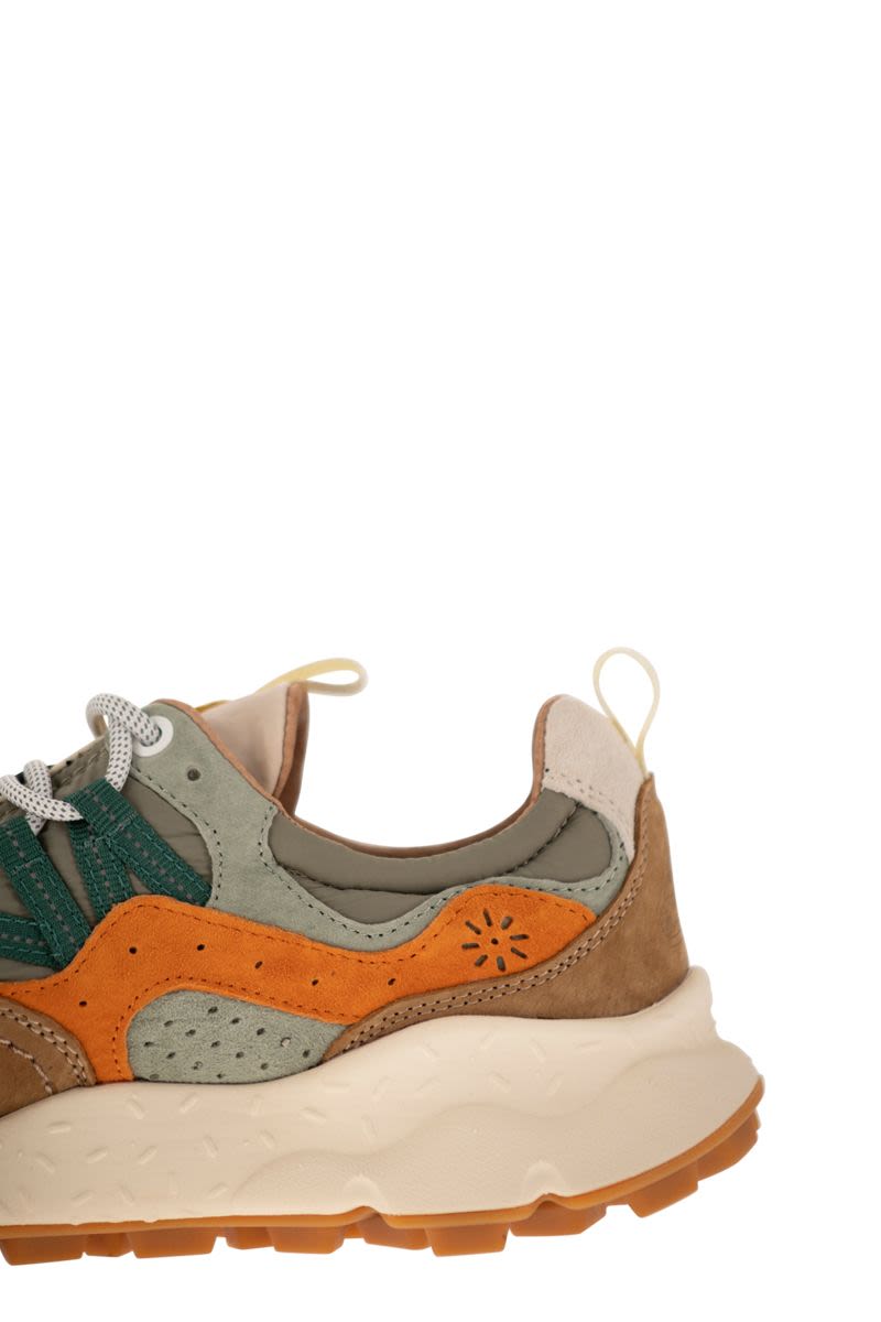 YAMANO 3 - Sneakers in suede and technical fabric - VOGUERINI