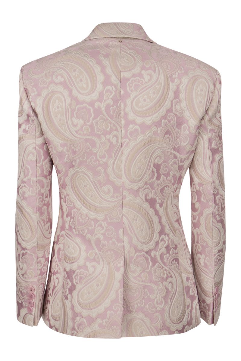 OPICE - Jacquard Cotton Cashmere Blazer - VOGUERINI