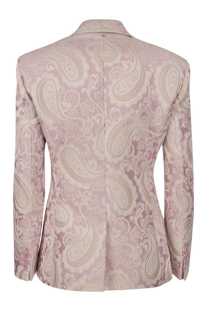 OPICE - Jacquard Cotton Cashmere Blazer - VOGUERINI