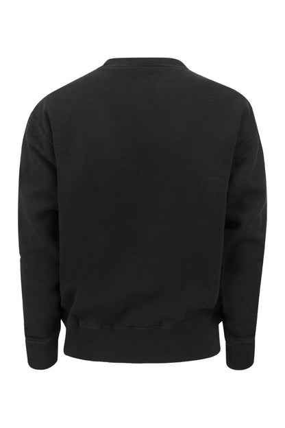 Crewneck Cotton Sweatshirt - VOGUERINI