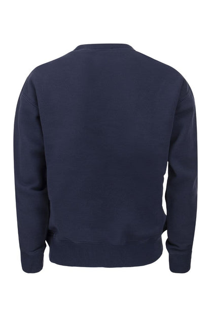 Crewneck Cotton Sweatshirt - VOGUERINI