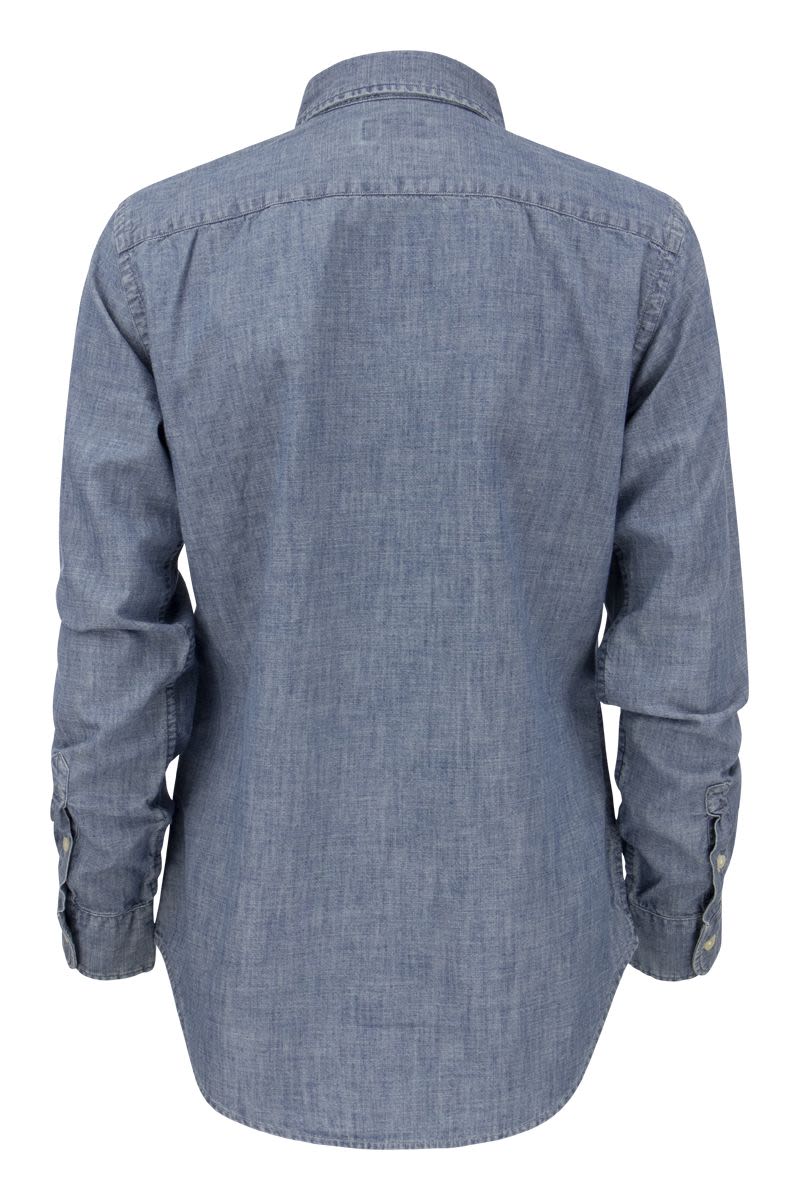 Cotton chambray shirt