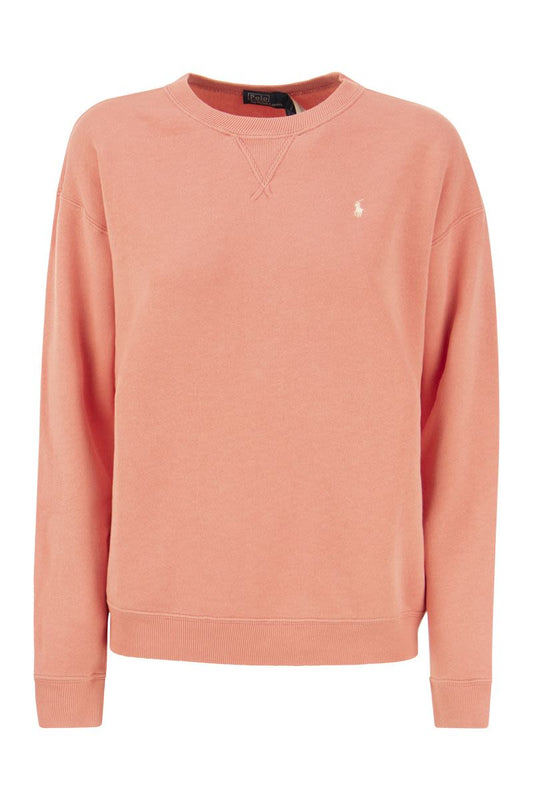 Crewneck Cotton Sweatshirt - VOGUERINI