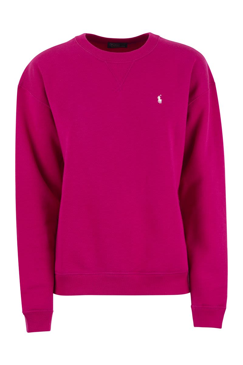 Crewneck Cotton Sweatshirt - VOGUERINI