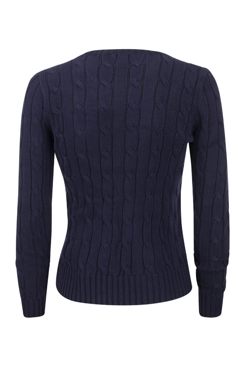 Slim-fit cable knit - VOGUERINI