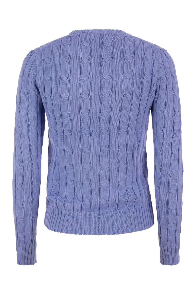 Slim-fit cable knit - VOGUERINI