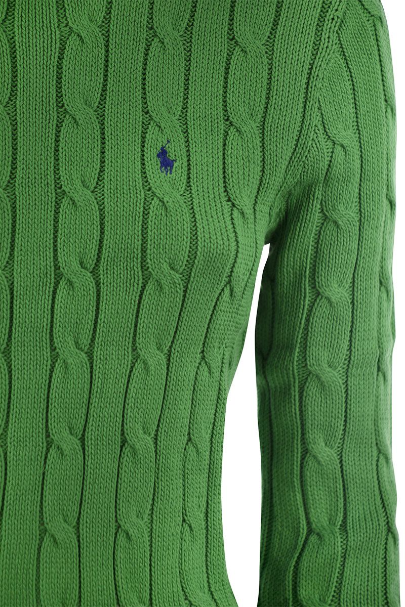 Slim-fit cable knit - VOGUERINI