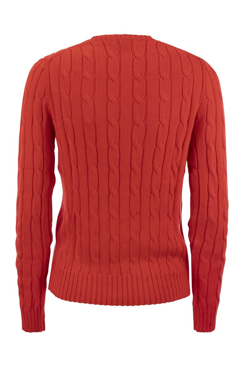 Slim-fit cable knit - VOGUERINI