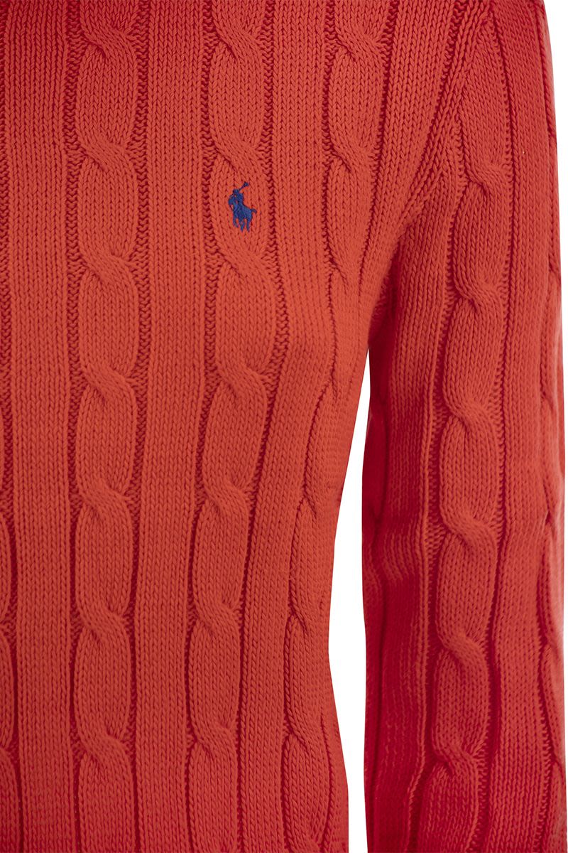 Slim-fit cable knit - VOGUERINI