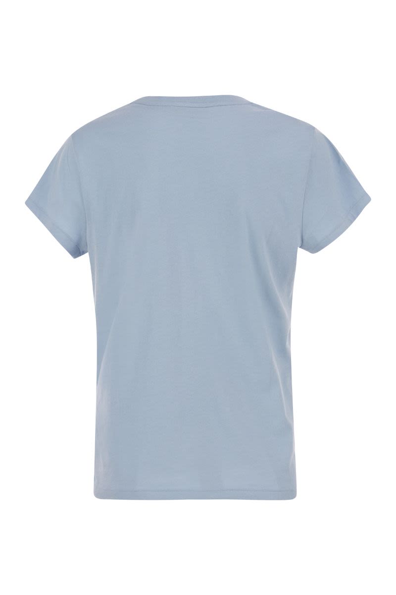 Crewneck cotton T-shirt - VOGUERINI