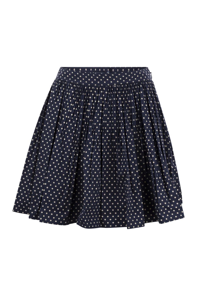 Floral A-line skirt - VOGUERINI