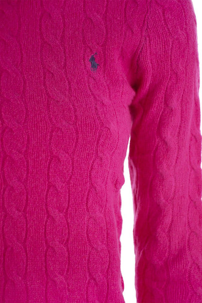 Wool and cashmere cable-knit sweater - VOGUERINI