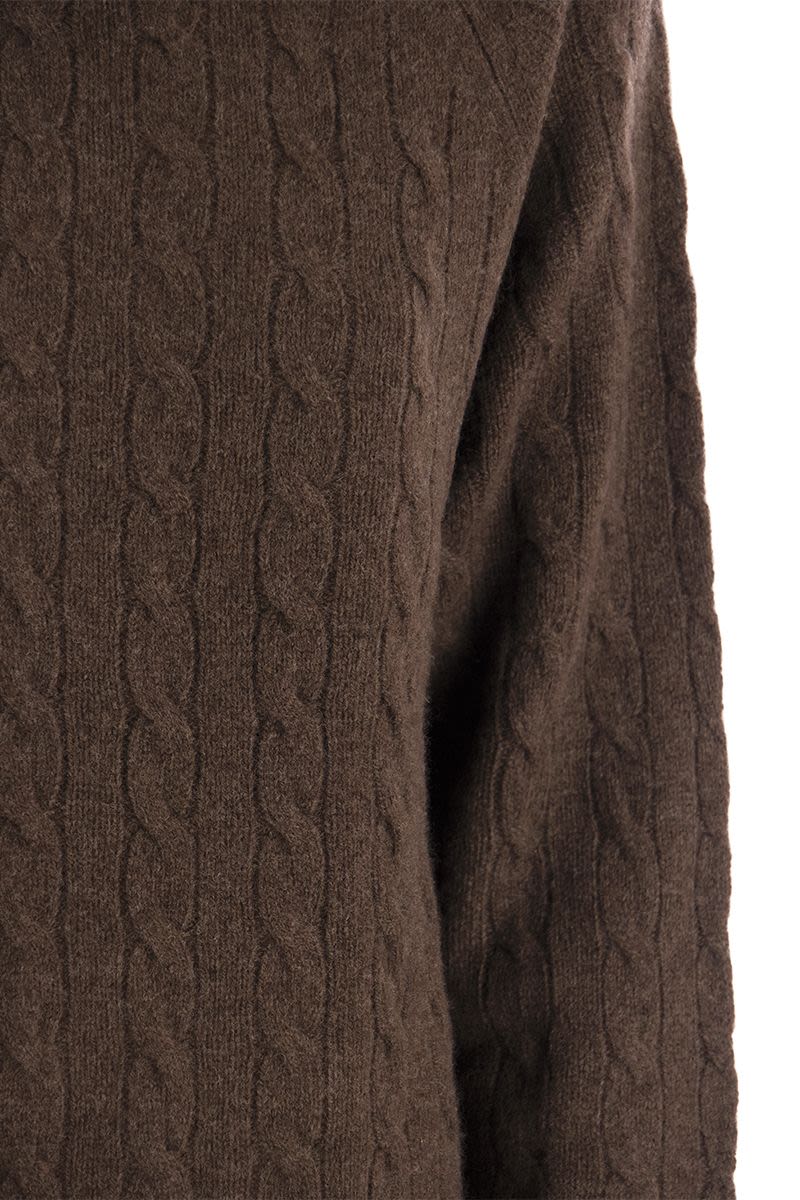 Wool and cashmere turtleneck dress - VOGUERINI