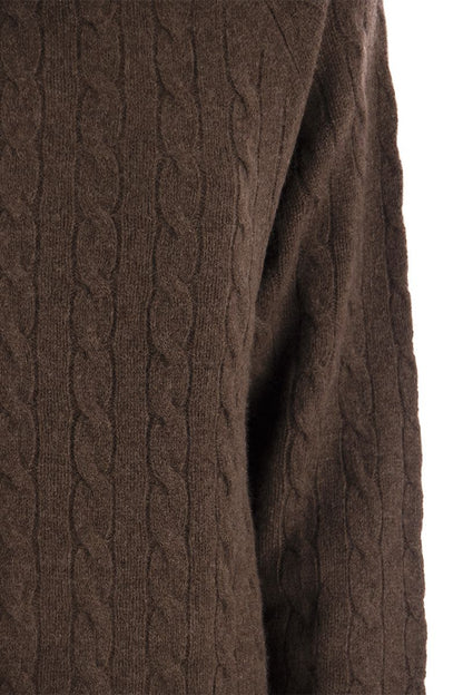 Wool and cashmere turtleneck dress - VOGUERINI