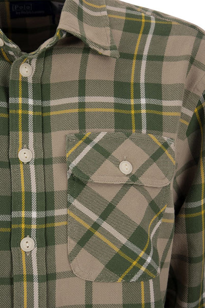 Cotton twill plaid shirt - VOGUERINI