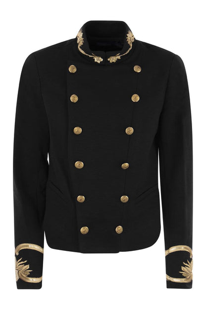 Double-breasted military jacket - VOGUERINI