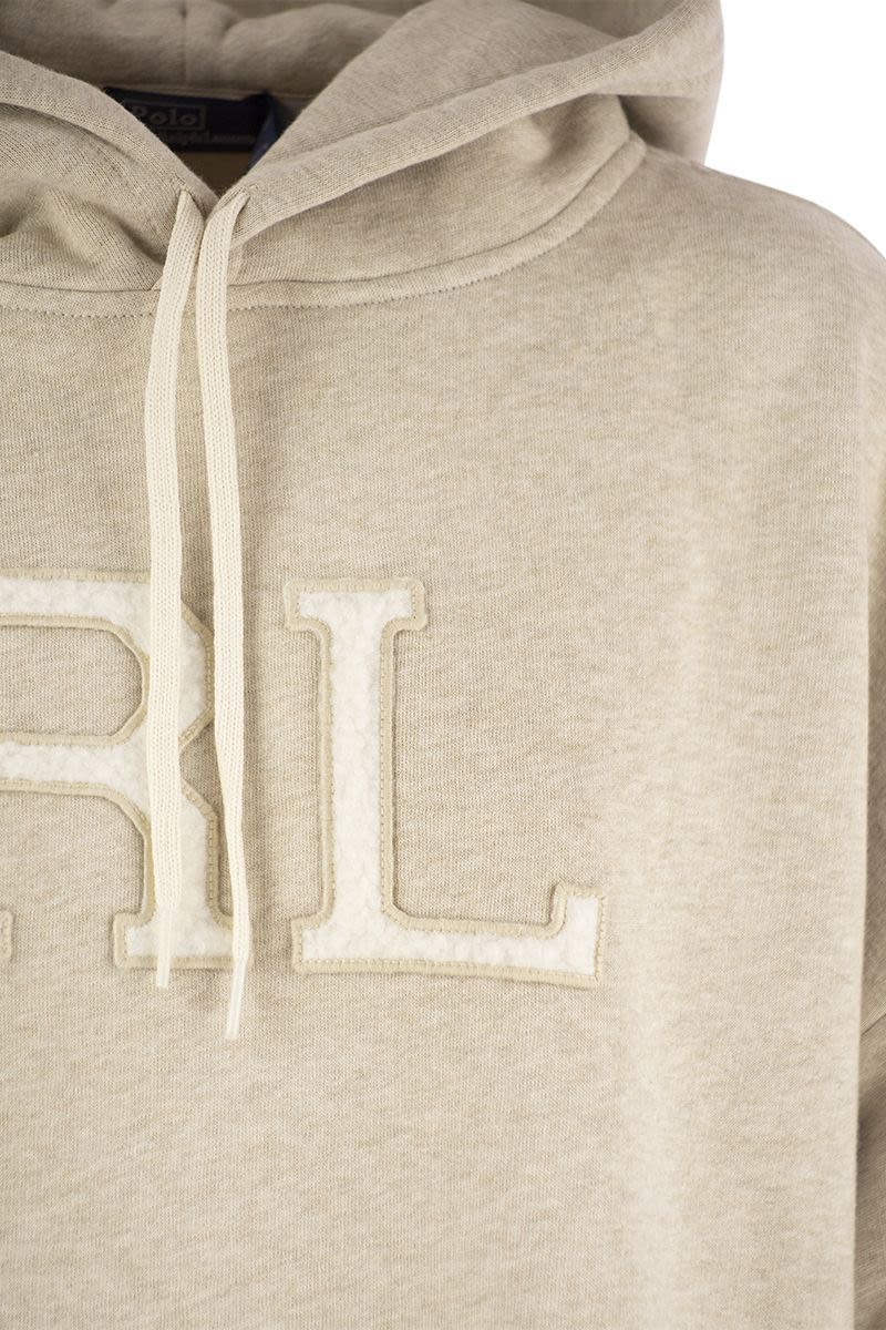 Hoodie with RL application - VOGUERINI