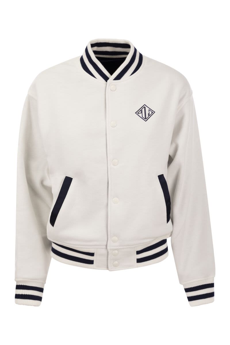 Double-sided bomber jacket with RL logo - VOGUERINI