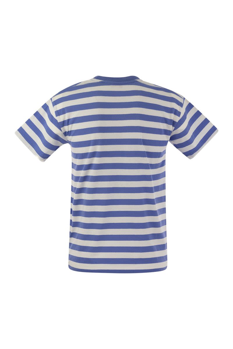 Polo Bear striped cotton t-shirt