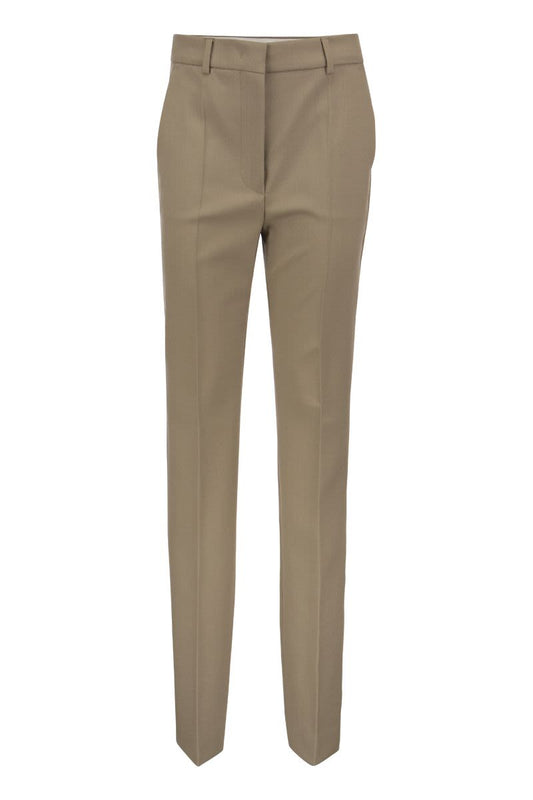 SIMONE - Pure wool trousers - VOGUERINI