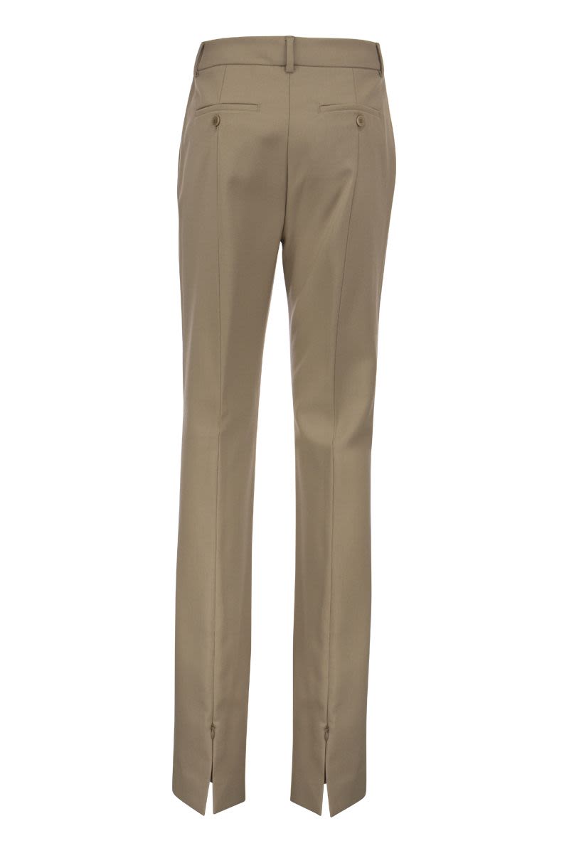 SIMONE - Pure wool trousers - VOGUERINI