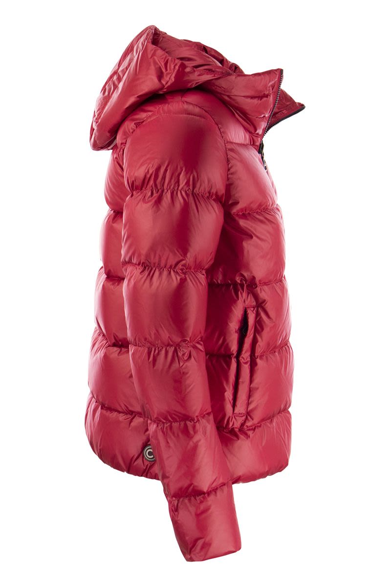 Down jacket with detachable hood - VOGUERINI