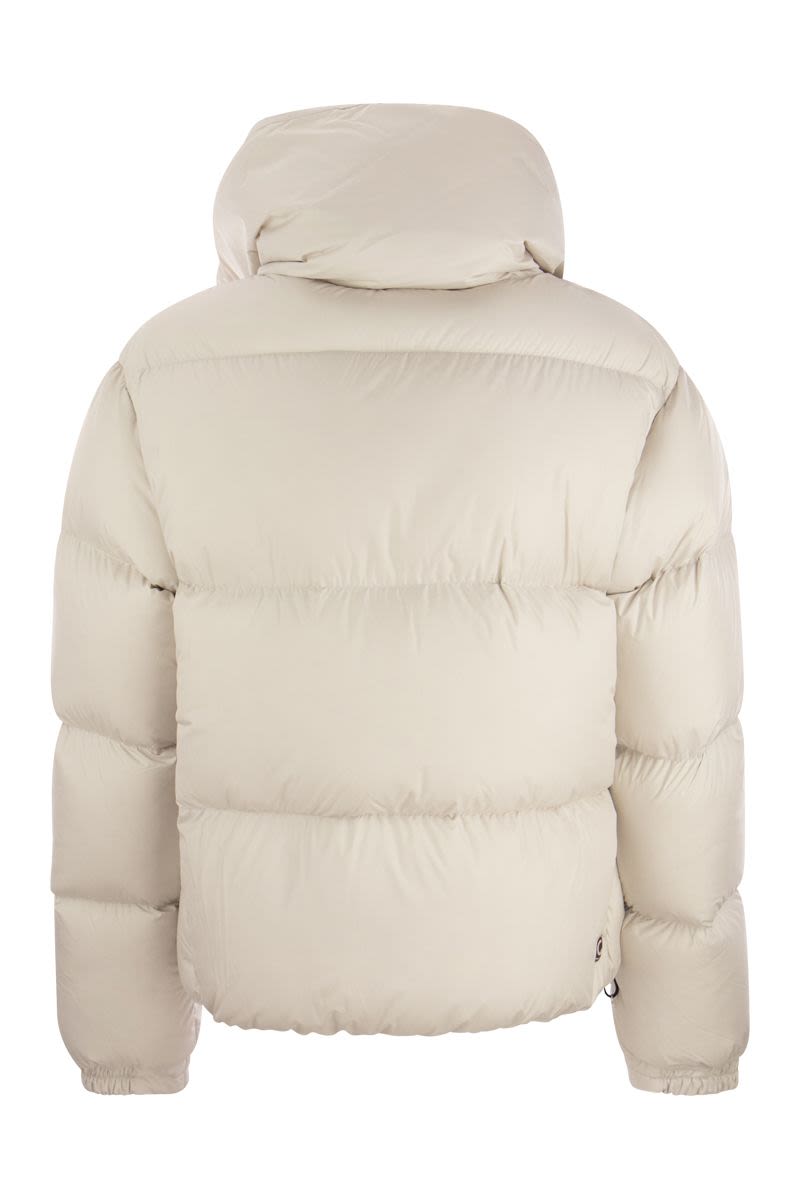 CAPITON - Cropped down jacket with roll neck - VOGUERINI