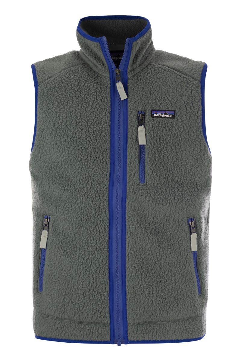 Men's Retro Pile Fleece Vest - VOGUERINI