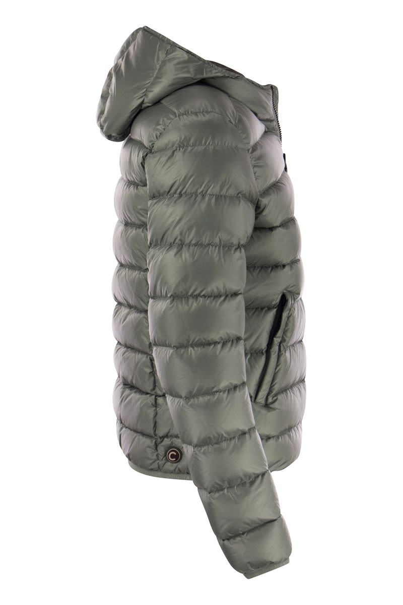 FRIENDLY - Down jacket with fixed hood - VOGUERINI