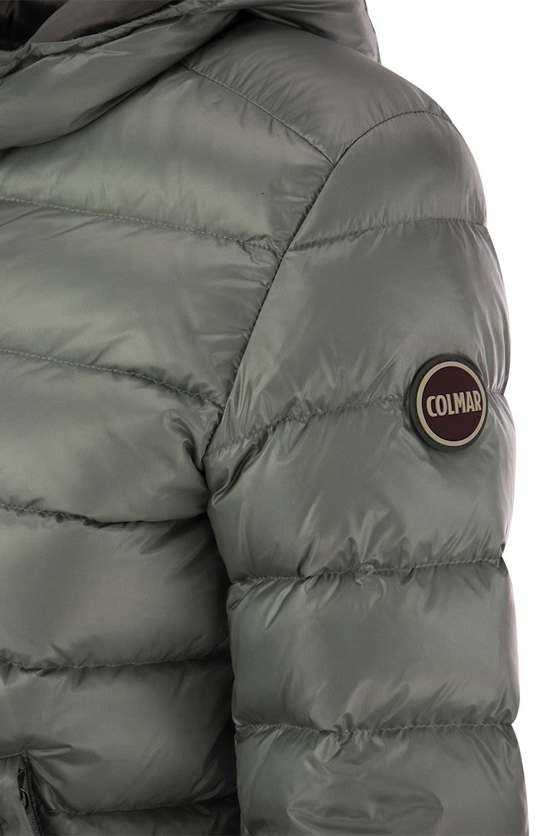 FRIENDLY - Down jacket with fixed hood - VOGUERINI