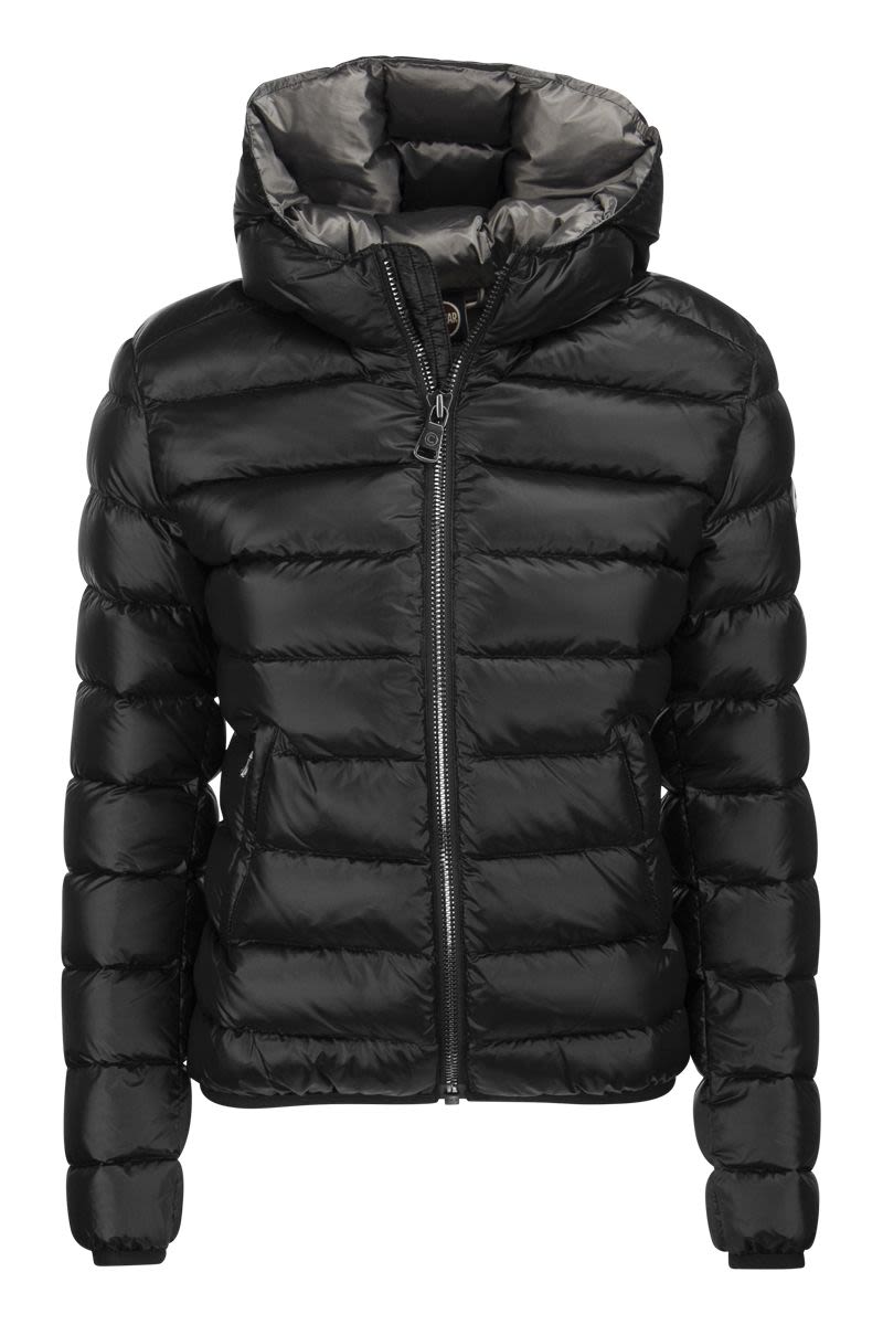 FRIENDLY - Down jacket with fixed hood - VOGUERINI