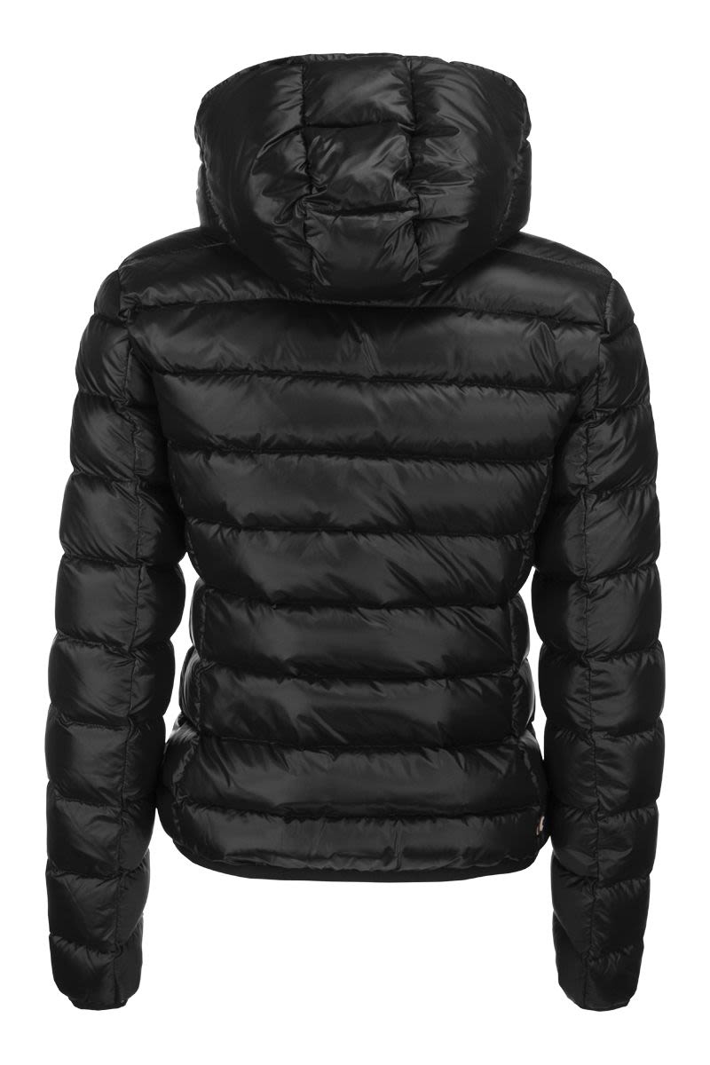 FRIENDLY - Down jacket with fixed hood - VOGUERINI