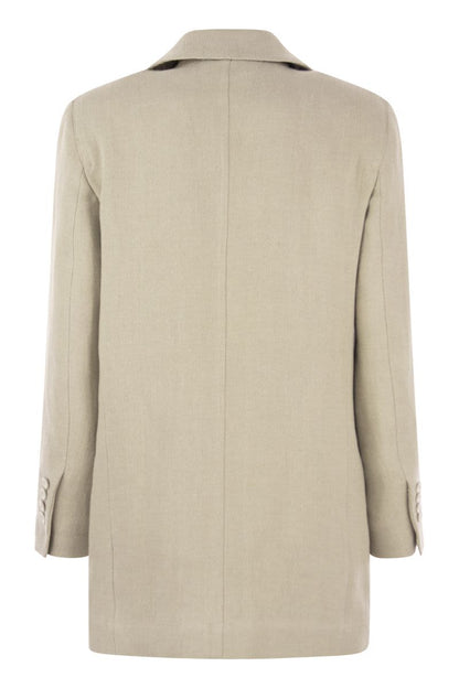 ADELCHI - Linen Over Jacket - VOGUERINI