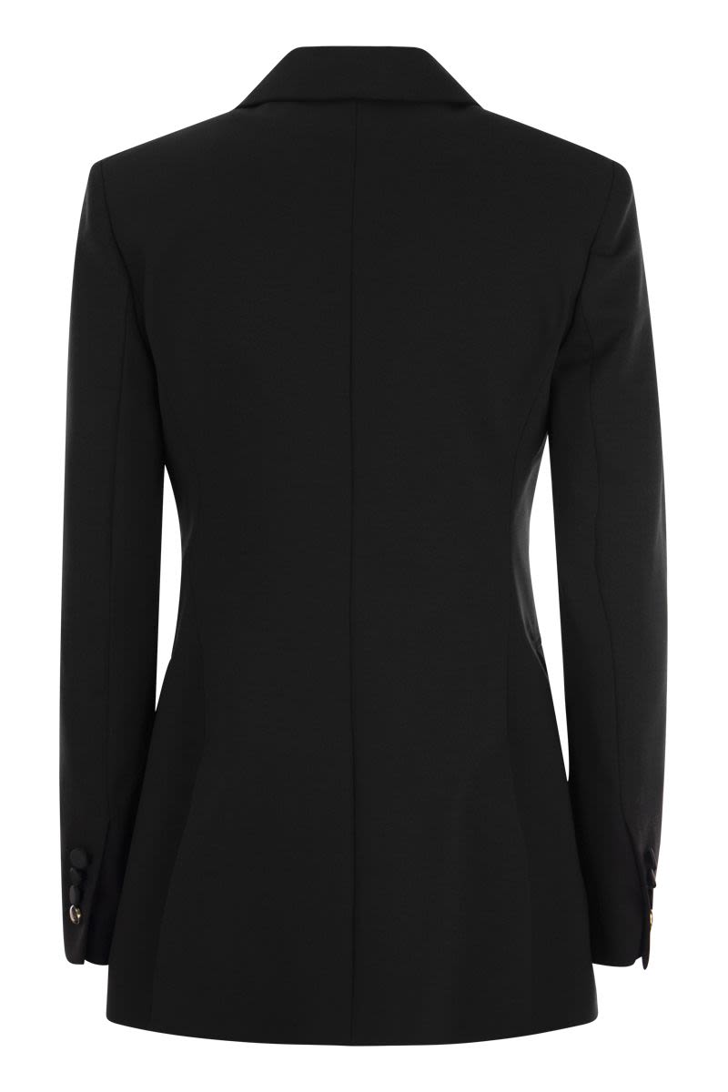 GARA - Single-breasted blazer in wool and mohair blend - VOGUERINI