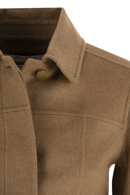 FOGLIA - Camel jacket - VOGUERINI