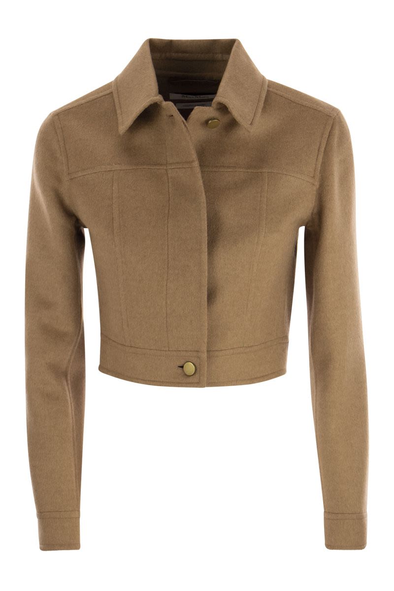 FOGLIA - Camel jacket - VOGUERINI