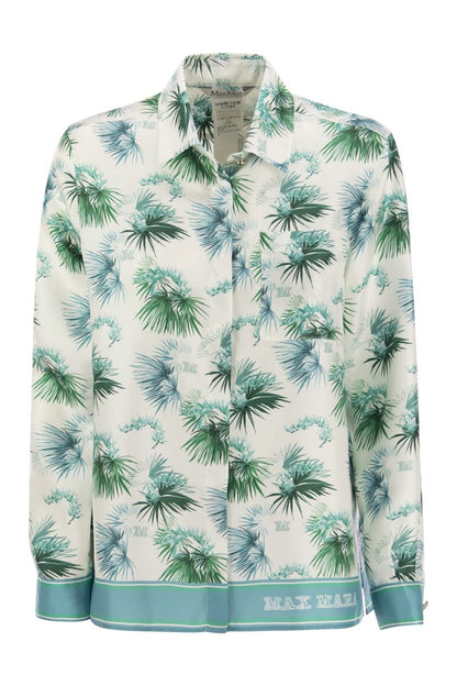 SVAGO - Printed silk shirt - VOGUERINI