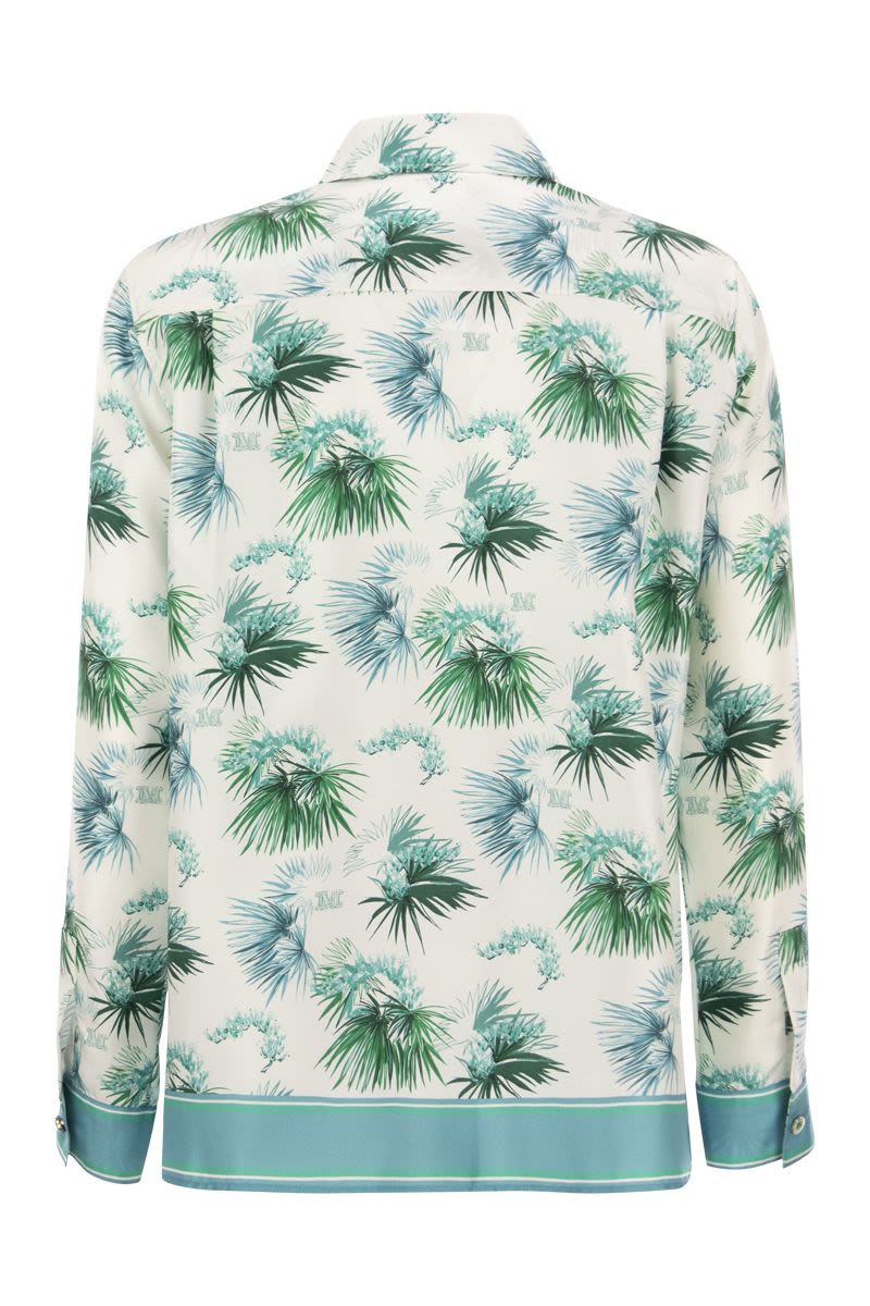 SVAGO - Printed silk shirt - VOGUERINI