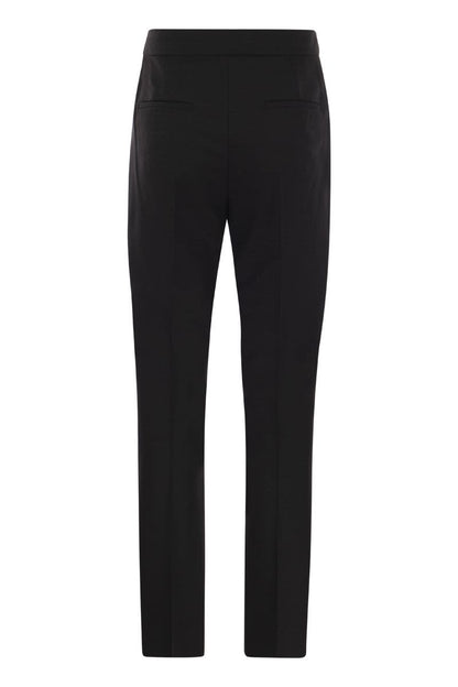 RINO - Wool and mohair trousers - VOGUERINI