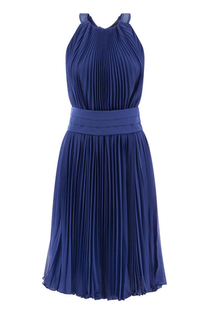 GOLENA - Sleeveless pleated dress - VOGUERINI