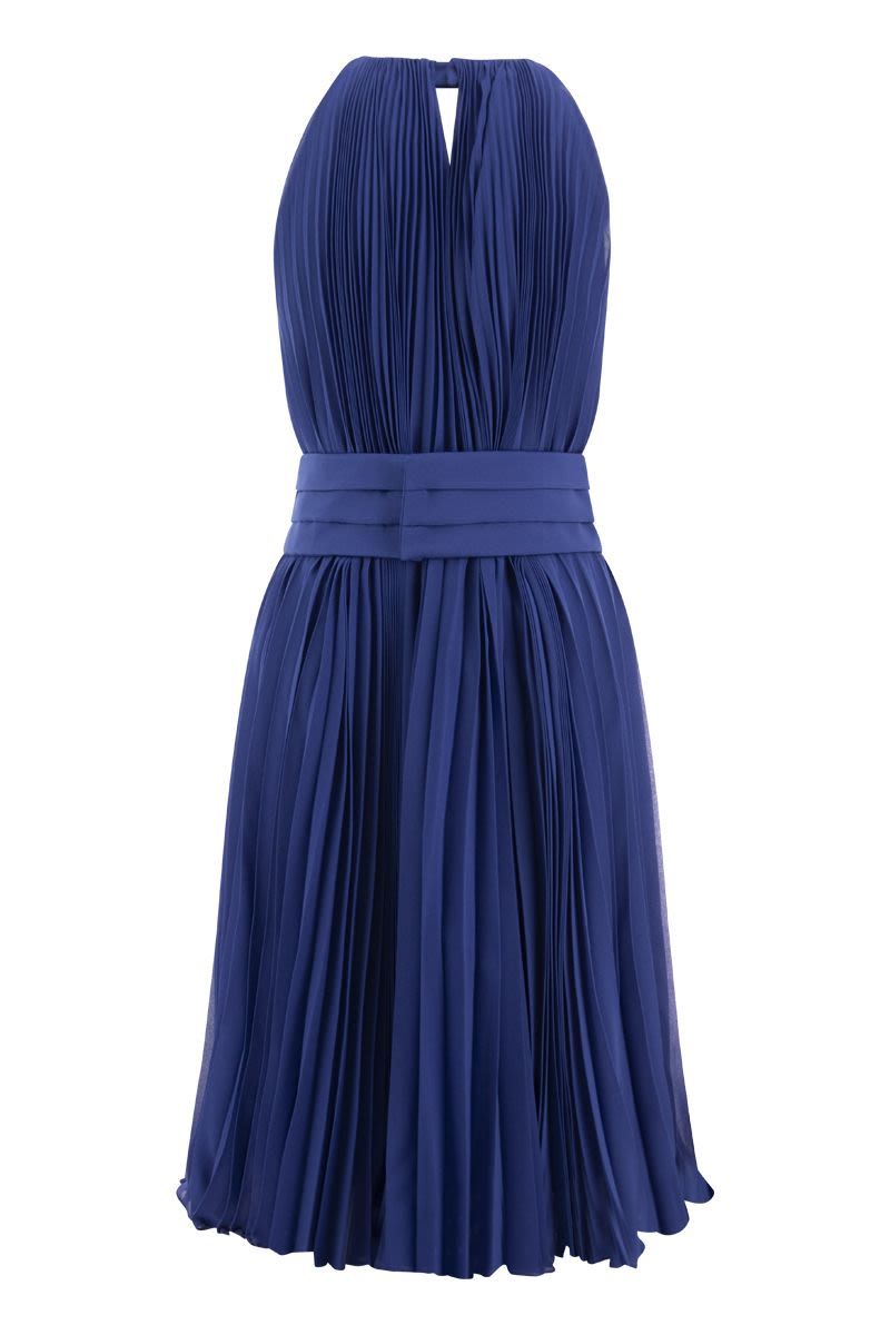 GOLENA - Sleeveless pleated dress - VOGUERINI